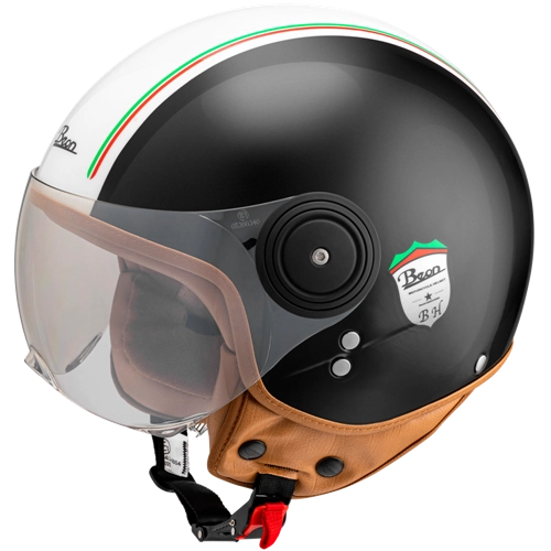 Italiaanse helm fashion beon jethelm potje helmplicht helm